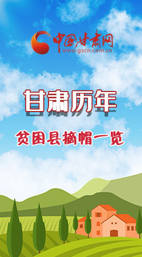 長圖|75→0，一圖回顧甘肅貧困縣摘帽時間