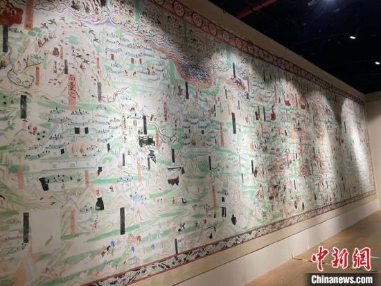圖為展覽現(xiàn)場(chǎng)。　江楊燁 攝
