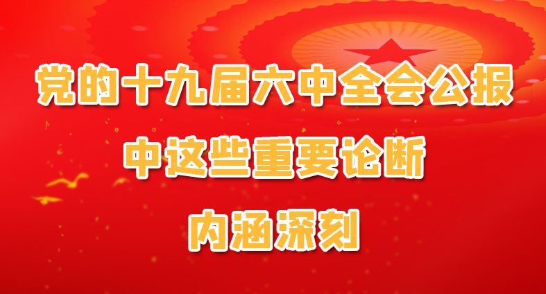 圖解|黨的十九屆六中全會公報(bào)中這些重要論斷 內(nèi)涵深刻