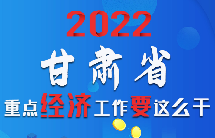 【甘快看·圖解】速覽！2022甘肅省重點經(jīng)濟工作要這么干！