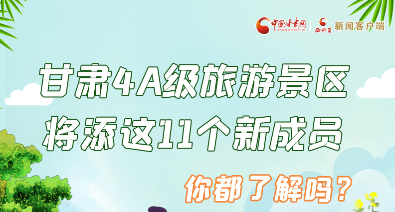 圖解|甘肅4A級(jí)旅游景區(qū)將添這11個(gè)新成員 你都了解嗎？