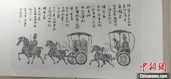 圖為傳拓作品?！〈蘖?攝