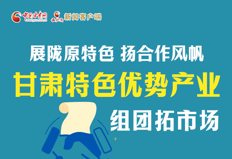 圖解丨展特色 促合作 甘肅特色優(yōu)勢產業(yè)組團拓市場