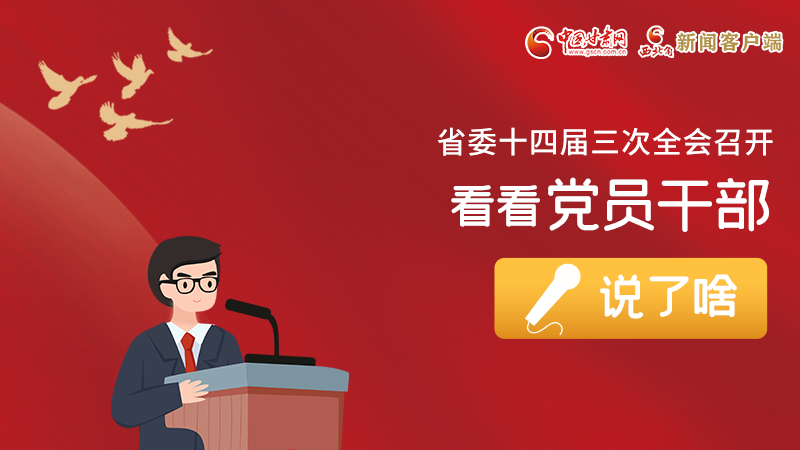 圖解|事關甘肅省委十四屆三次全會，黨員干部這么說！