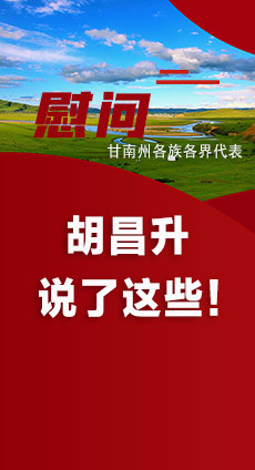  圖解|慰問(wèn)甘南州各族各界代表 胡昌升說(shuō)了這些！