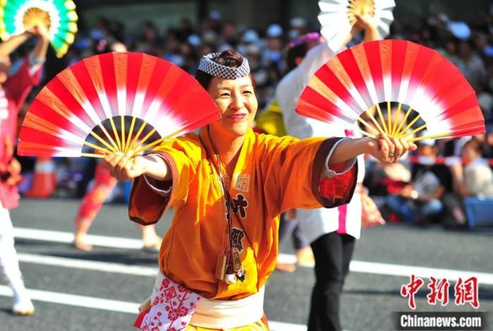 日本仙臺(tái)七夕祭。孫冉 攝