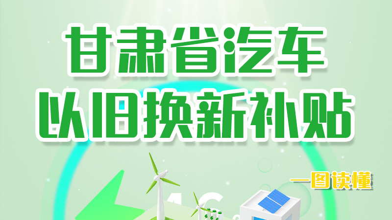 海報(bào)|重大利好！甘肅省汽車以舊換新補(bǔ)貼來(lái)了