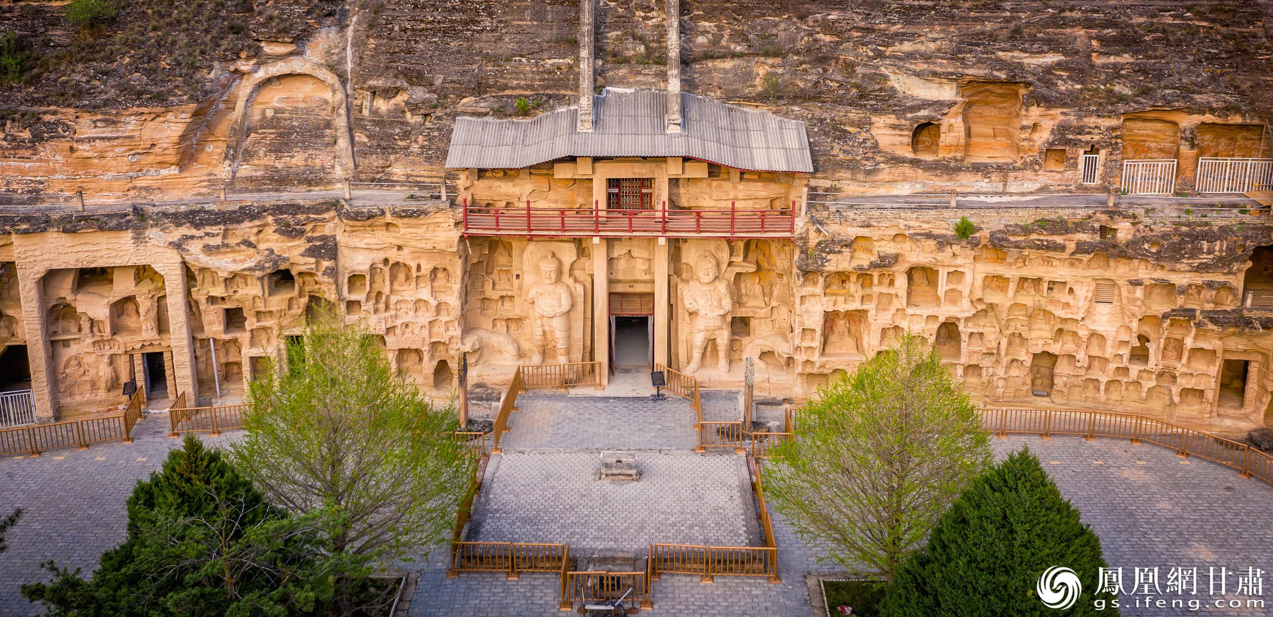 北石窟寺始建于北魏，經多個朝代增修形成密集窟龕。北石窟寺文物保護研究所供圖
