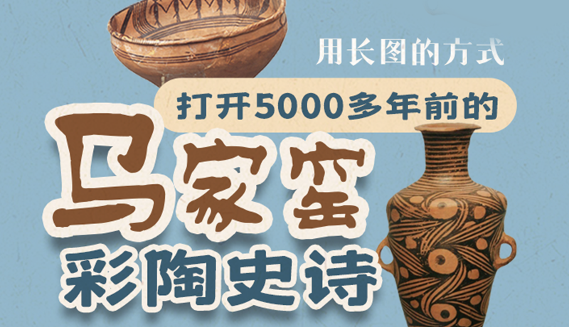 用長圖的方式，打開5000多年前的馬家窯彩陶史詩